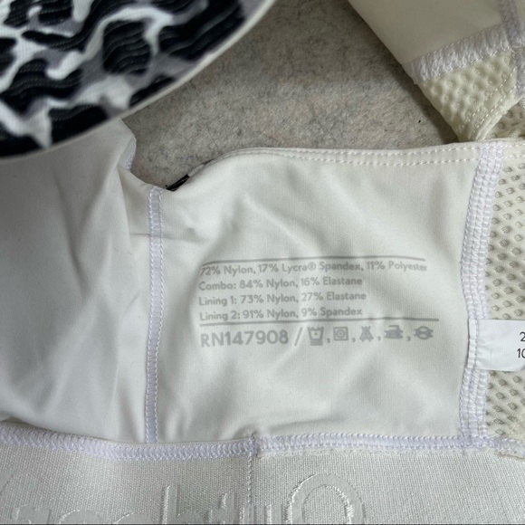 NWOT Outdoor Voices Doing Things bra, Snow Leopard size S - Picture 5 of 5